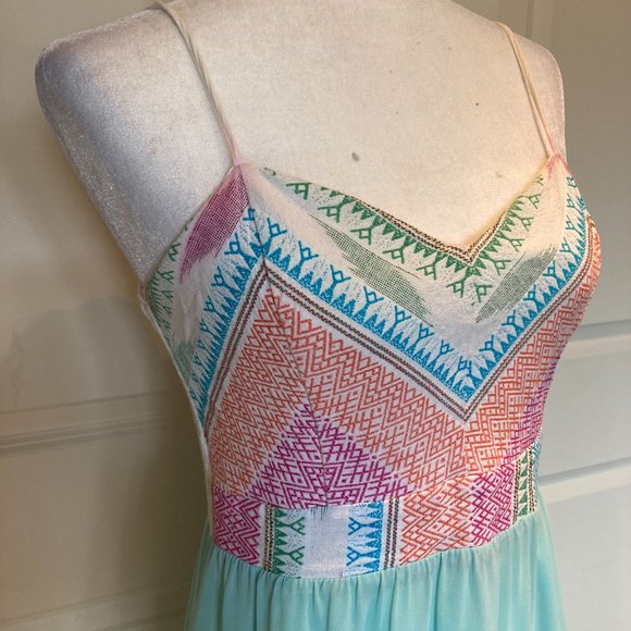 Flying Tomato embroidered multi color maxi dress - Picture 3 of 6